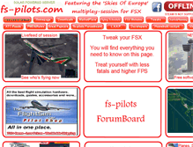 Tablet Screenshot of fs-pilots.com
